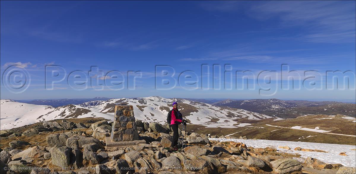 Peter Bellingham Photography View from Summit  Kosciuszko NP - NSW T (PBH4 00 10608)